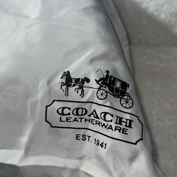 NWT Coach Black Leather Bag. - Picture 14 of 14